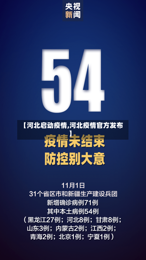 【河北启动疫情,河北疫情官方发布】