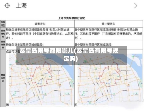 秦皇岛限号都限哪儿(秦皇岛有限号规定吗)