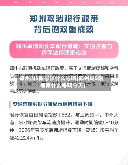 郑州周5限号限什么号啊(郑州周5限号限什么号啊今天)