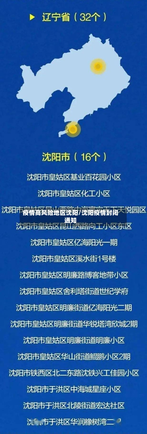 疫情高风险地区沈阳/沈阳疫情封闭通知