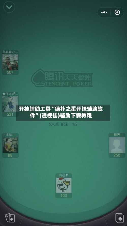 开挂辅助工具“德扑之星开挂辅助软件”(透视挂)辅助下载教程
