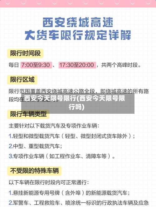 西安今天限号限行(西安今天限号限行吗)