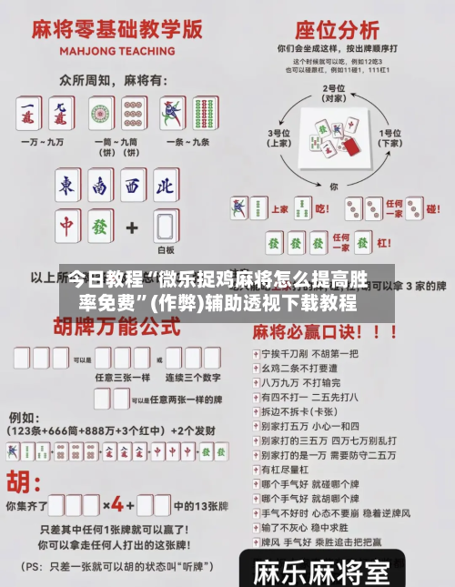 今日教程“微乐捉鸡麻将怎么提高胜率免费”(作弊)辅助透视下载教程
