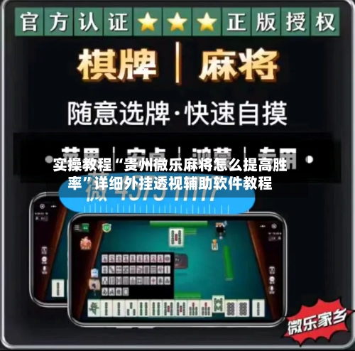 实操教程“贵州微乐麻将怎么提高胜率”详细外挂透视辅助软件教程