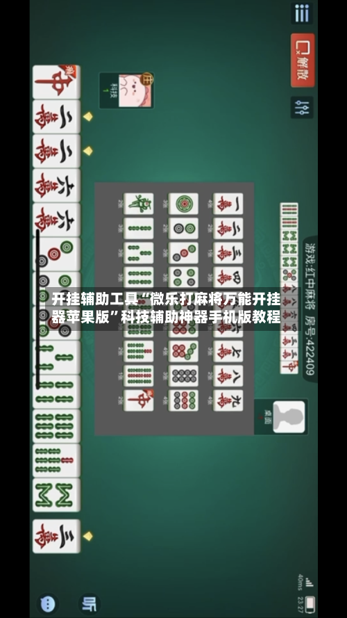 开挂辅助工具“微乐打麻将万能开挂器苹果版”科技辅助神器手机版教程