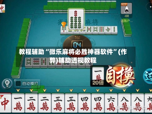 教程辅助“微乐麻将必胜神器软件”(作弊)辅助透视教程
