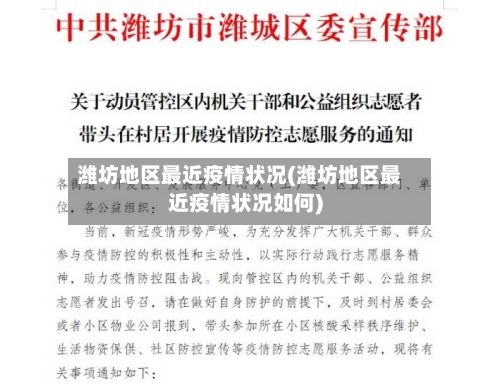 潍坊地区最近疫情状况(潍坊地区最近疫情状况如何)