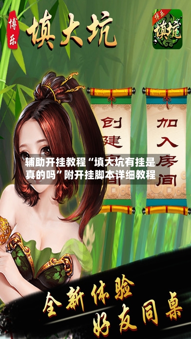 辅助开挂教程“填大坑有挂是真的吗”附开挂脚本详细教程