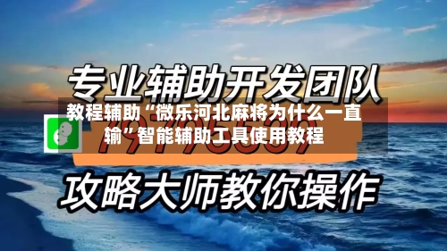 教程辅助“微乐河北麻将为什么一直输”智能辅助工具使用教程