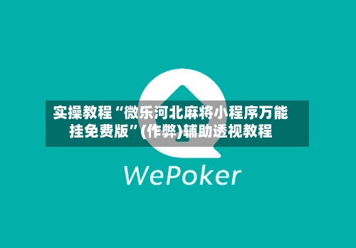 实操教程“微乐河北麻将小程序万能挂免费版”(作弊)辅助透视教程