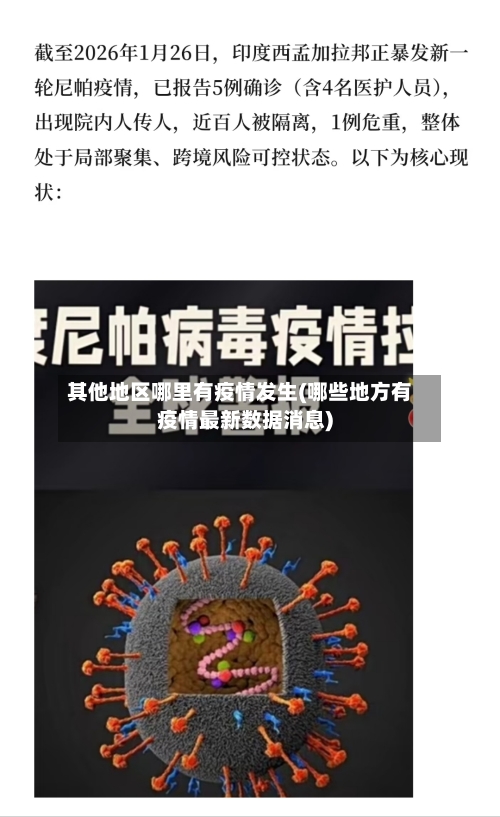 其他地区哪里有疫情发生(哪些地方有疫情最新数据消息)