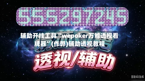辅助开挂工具“wepoker万能透视看牌器”(作弊)辅助透视教程