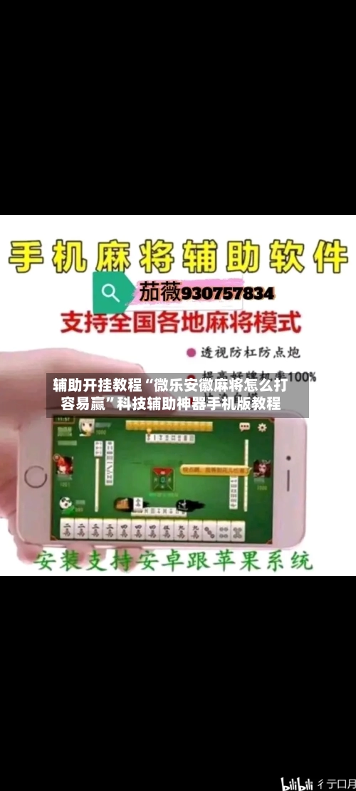 辅助开挂教程“微乐安徽麻将怎么打容易赢”科技辅助神器手机版教程
