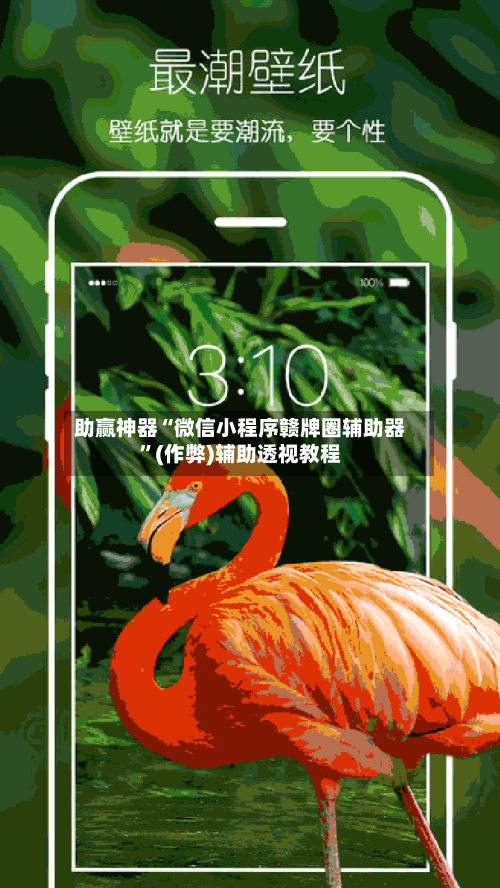 助赢神器“微信小程序赣牌圈辅助器”(作弊)辅助透视教程