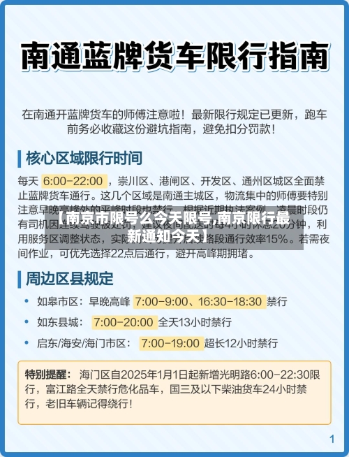 【南京市限号么今天限号,南京限行最新通知今天】