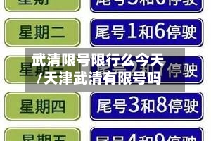 武清限号限行么今天/天津武清有限号吗