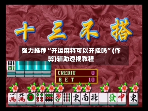 强力推荐“开运麻将可以开挂吗”(作弊)辅助透视教程
