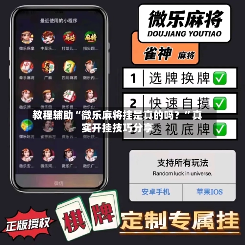 教程辅助“微乐麻将挂是真的吗？”真实开挂技巧分享