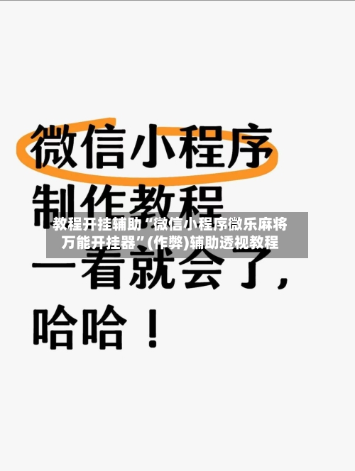 教程开挂辅助“微信小程序微乐麻将万能开挂器”(作弊)辅助透视教程