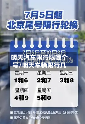 明天汽车限行限哪个号/明天车辆限行几
